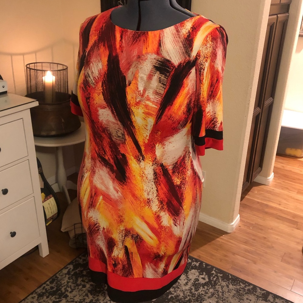 Karin Stevens Red Dress